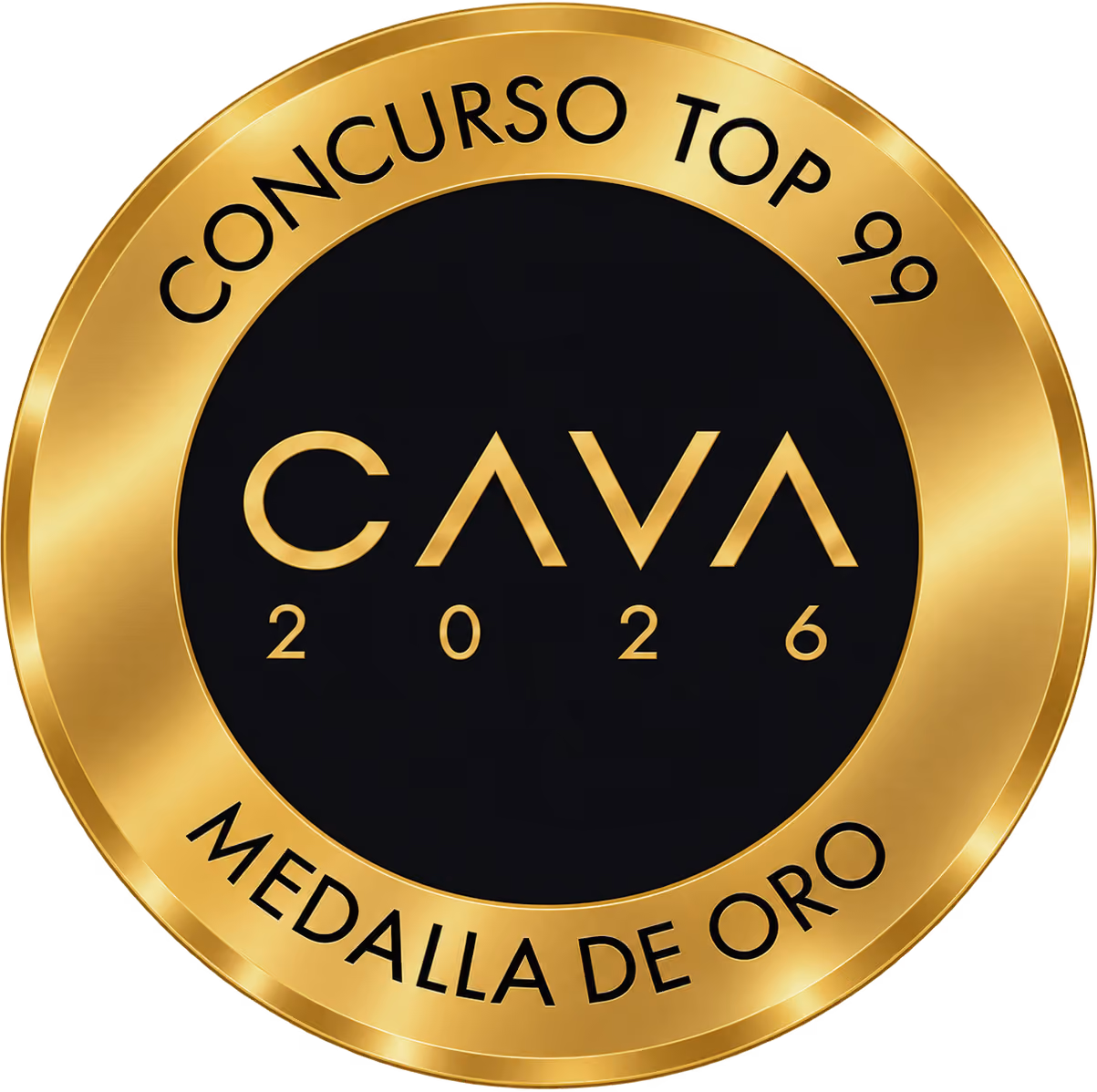 Medalla de oro del Concurso Top 99 por CAVA 2026.
